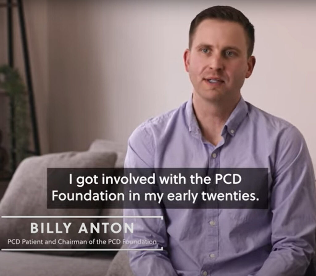 Billy Anton speaking at interview